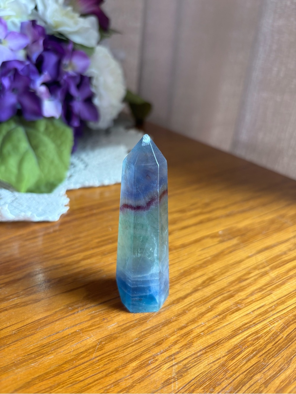Multicolor Fluorite Tower Point - Home Accents